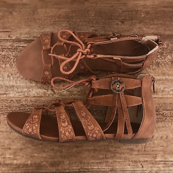 Maurices Shoes - Cognac Patterned Sandals